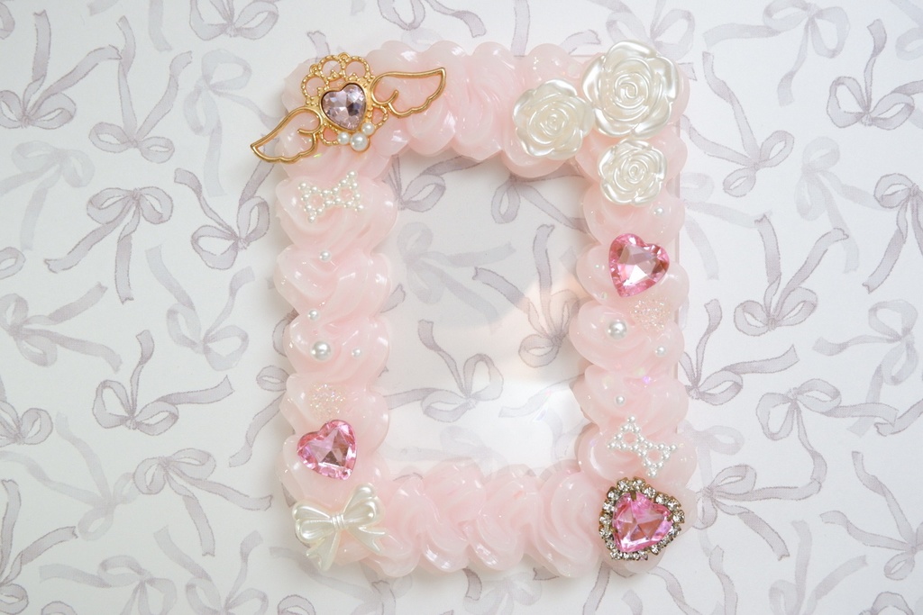 トレカケース（桃）狼桜ぽんさやトレカカード付き！