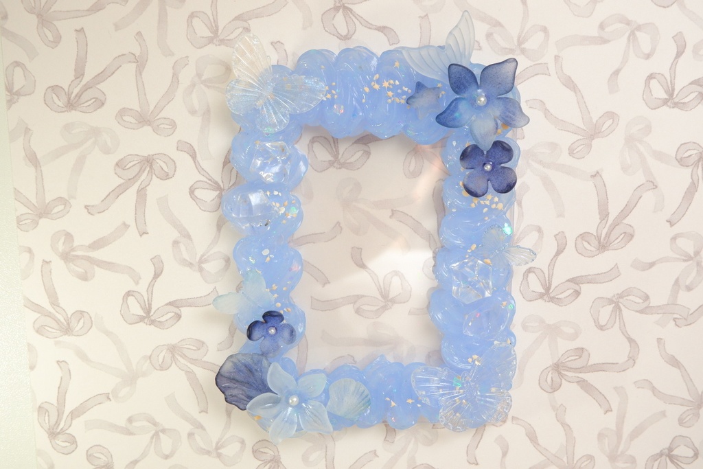 トレカケース（青）狼桜ぽんさやトレカカード付き！