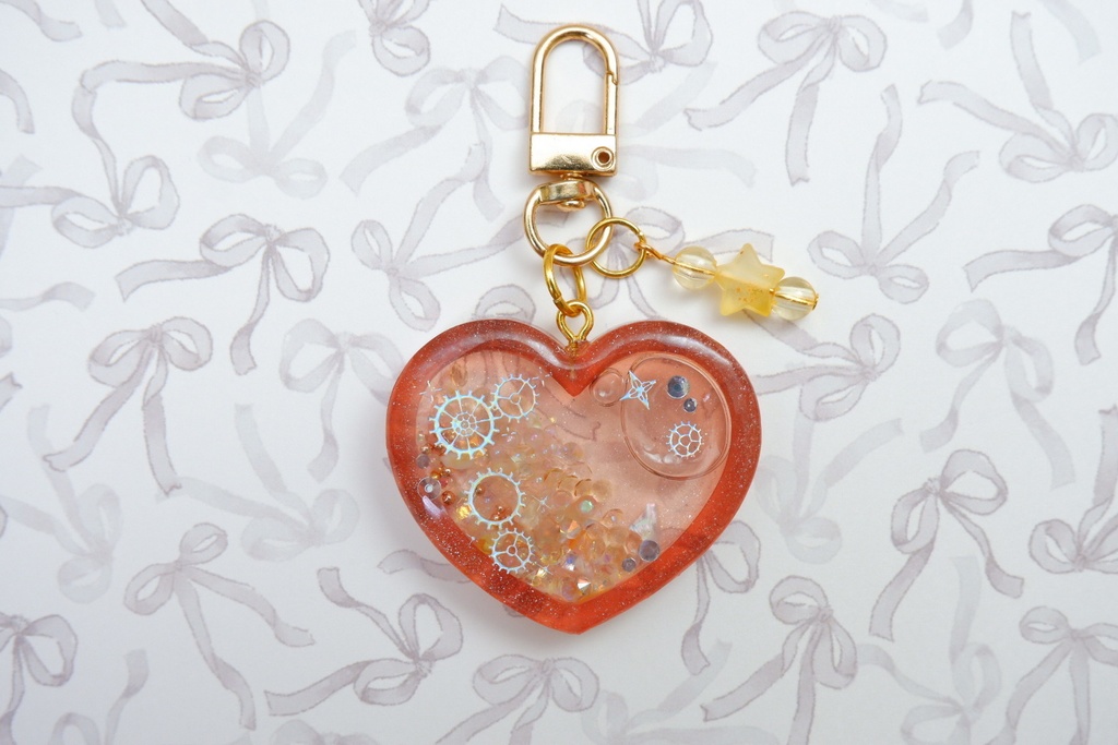 ワンピース風手作りレジンキーホルダー（ウソップ）