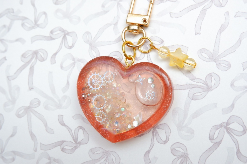 ワンピース風手作りレジンキーホルダー(ウソップ)