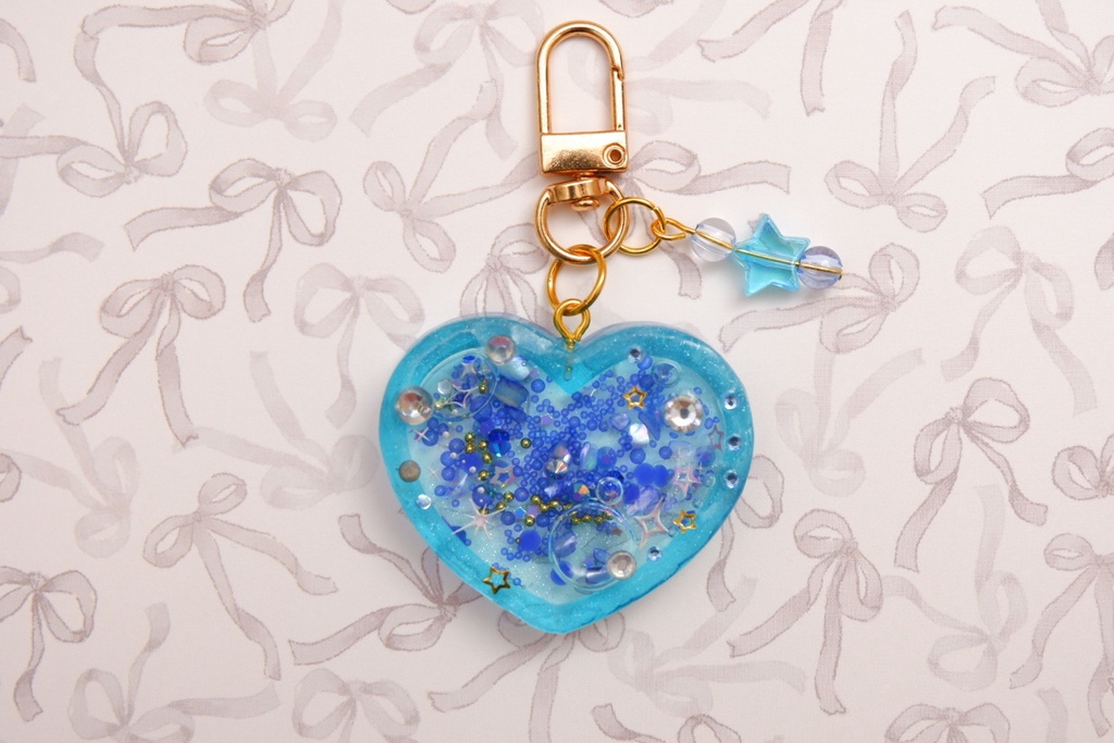 ワンピース風手作りレジンキーホルダー（フランキー）