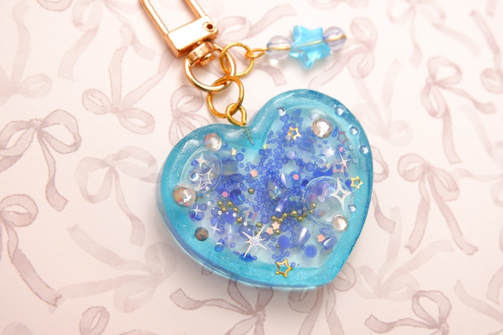 ワンピース風手作りレジンキーホルダー(フランキー)