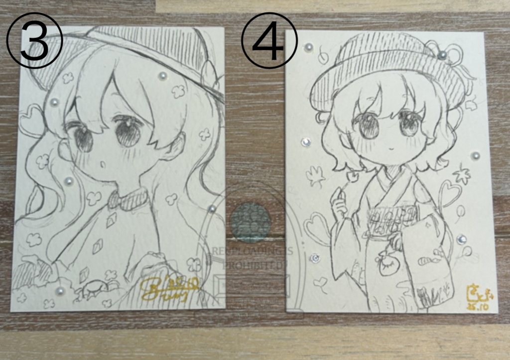 東方Project ATCイラスト原画②「こいしちゃん」