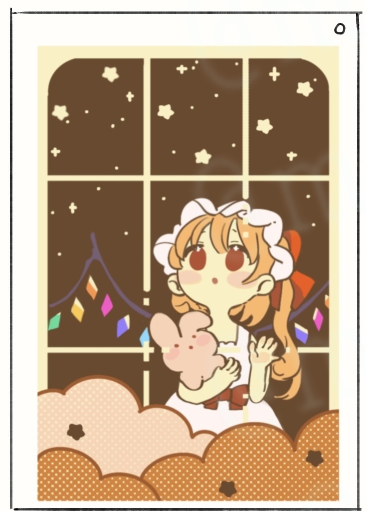 フランちゃんのアクリルグリッターキーホルダー
