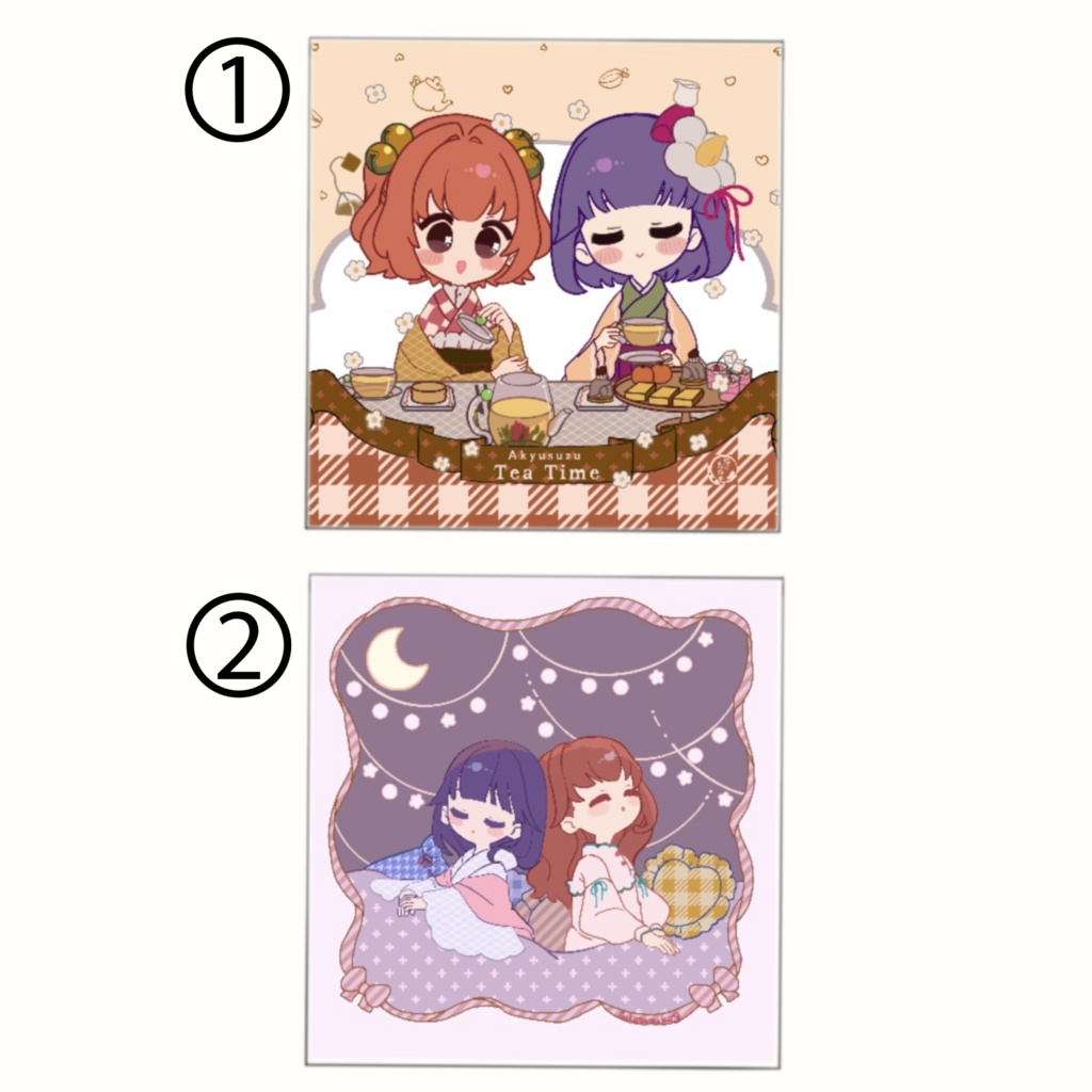 【スクエアカード】あきゅすずちゃん【東方Project】