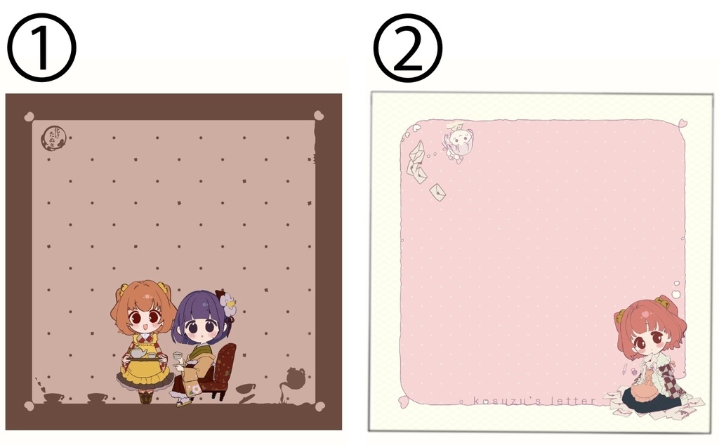 【ハンカチ】あきゅすずちゃん【東方Project】