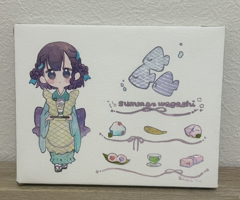 【パネル原画】summer wagashi