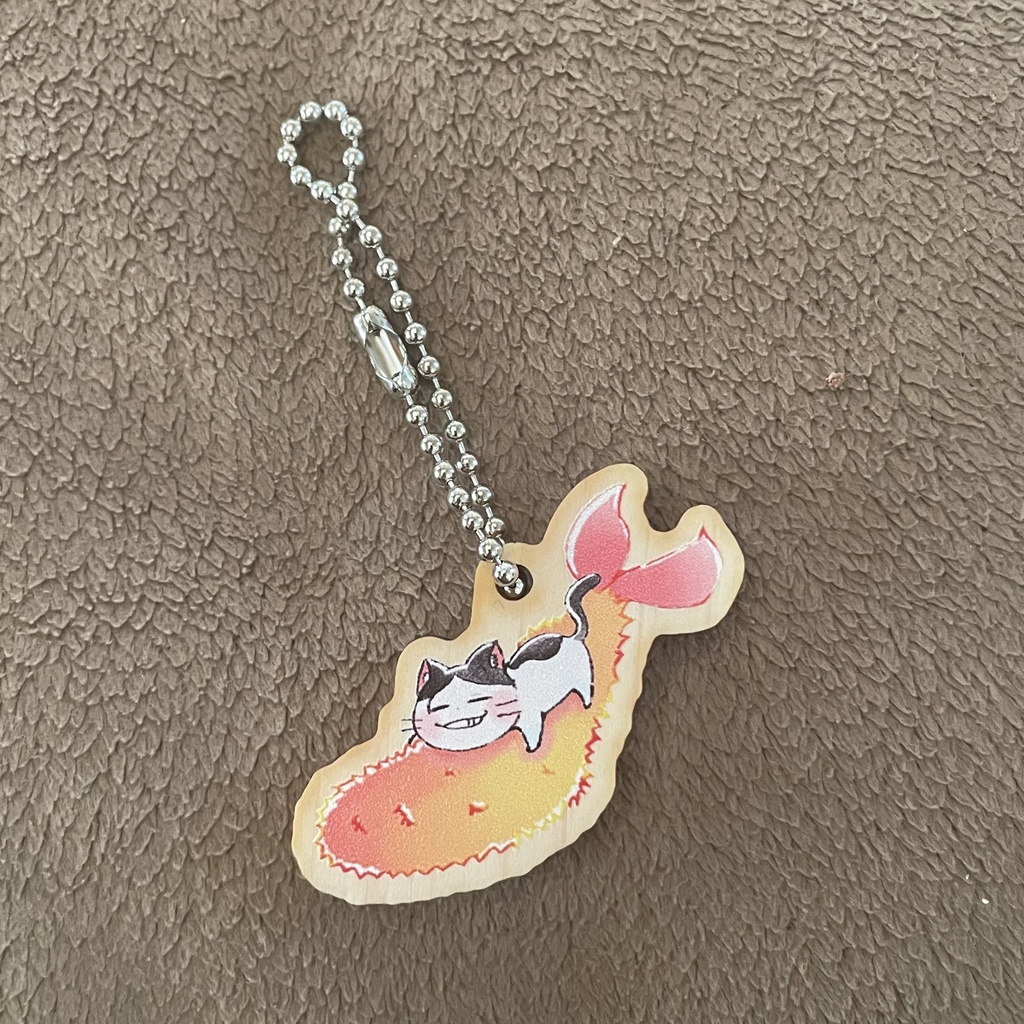 えびねこキーホルダー　長男