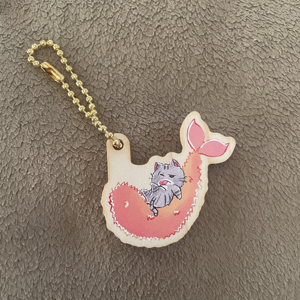 えびねこキーホルダー　四男