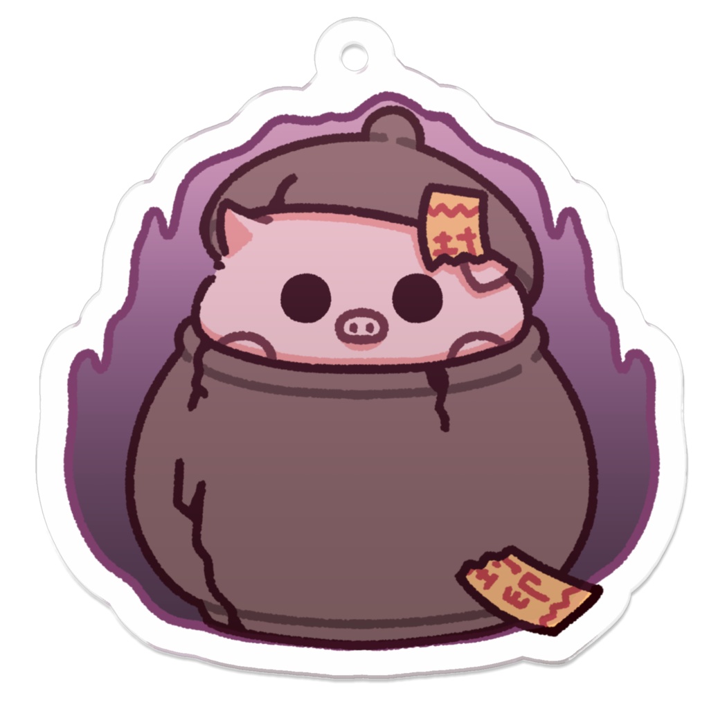 こどくのこぶた【アクリルキーホルダー】