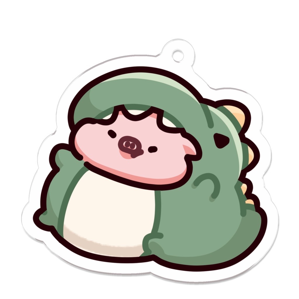 こぶたのアトリエ アクリルキーホルダー 怪獣こぶた2