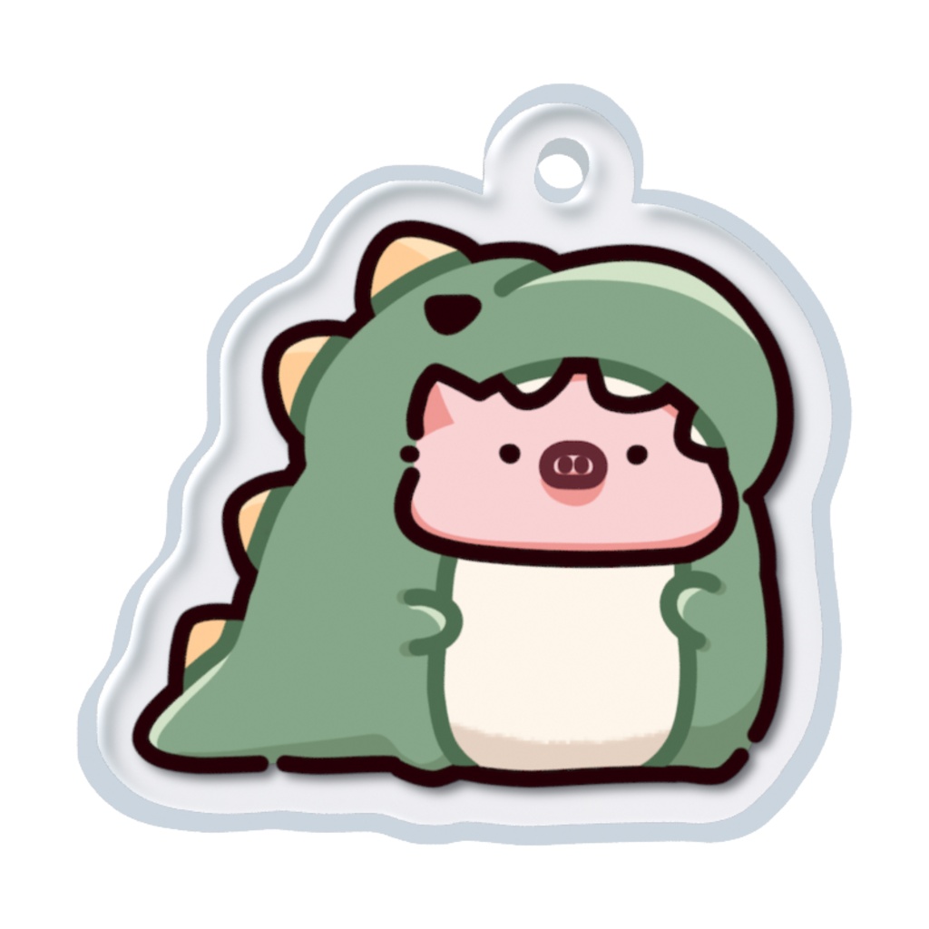 こぶたのアトリエ めじるしチャーム 怪獣こぶた1