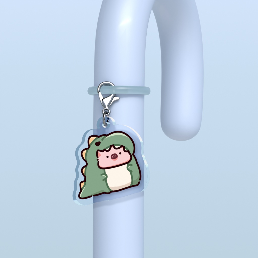 こぶたのアトリエ　めじるしチャーム　怪獣こぶた1