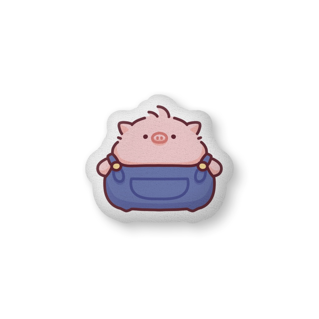 こぶたのアトリエ　ふかふかクッション　おーばーおーる