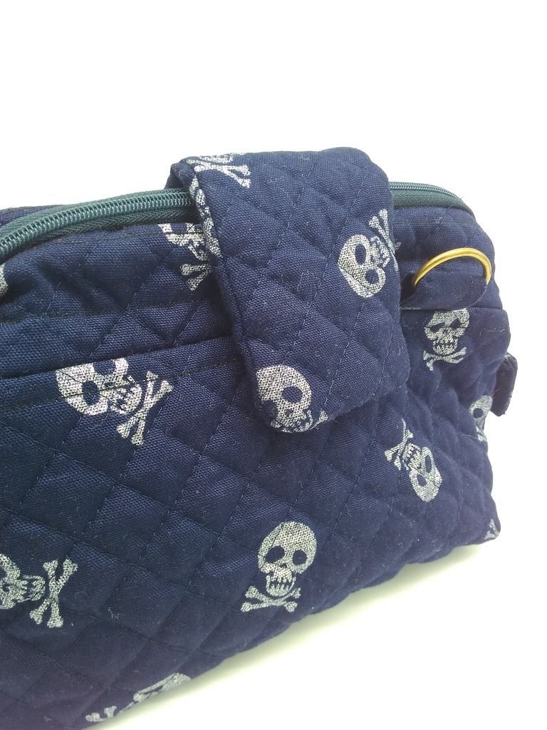 イベント即売会釣り銭管理ポーチ【ドクロ柄】わけあり品