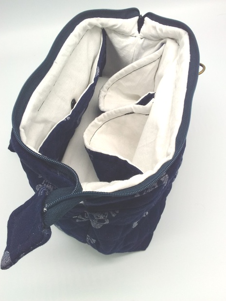 イベント即売会釣り銭管理ポーチ【ドクロ柄】わけあり品