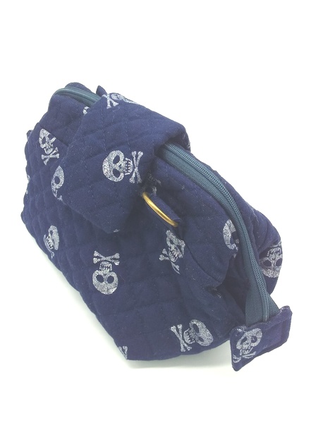 イベント即売会釣り銭管理ポーチ【ドクロ柄】わけあり品