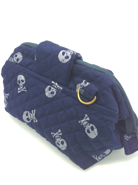 イベント即売会釣り銭管理ポーチ【ドクロ柄】わけあり品