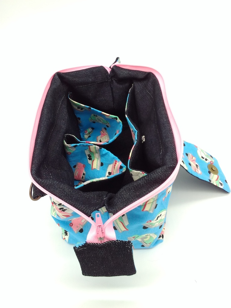 イベント即売会釣り銭管理ポーチ【ポニーテールレトロカー】