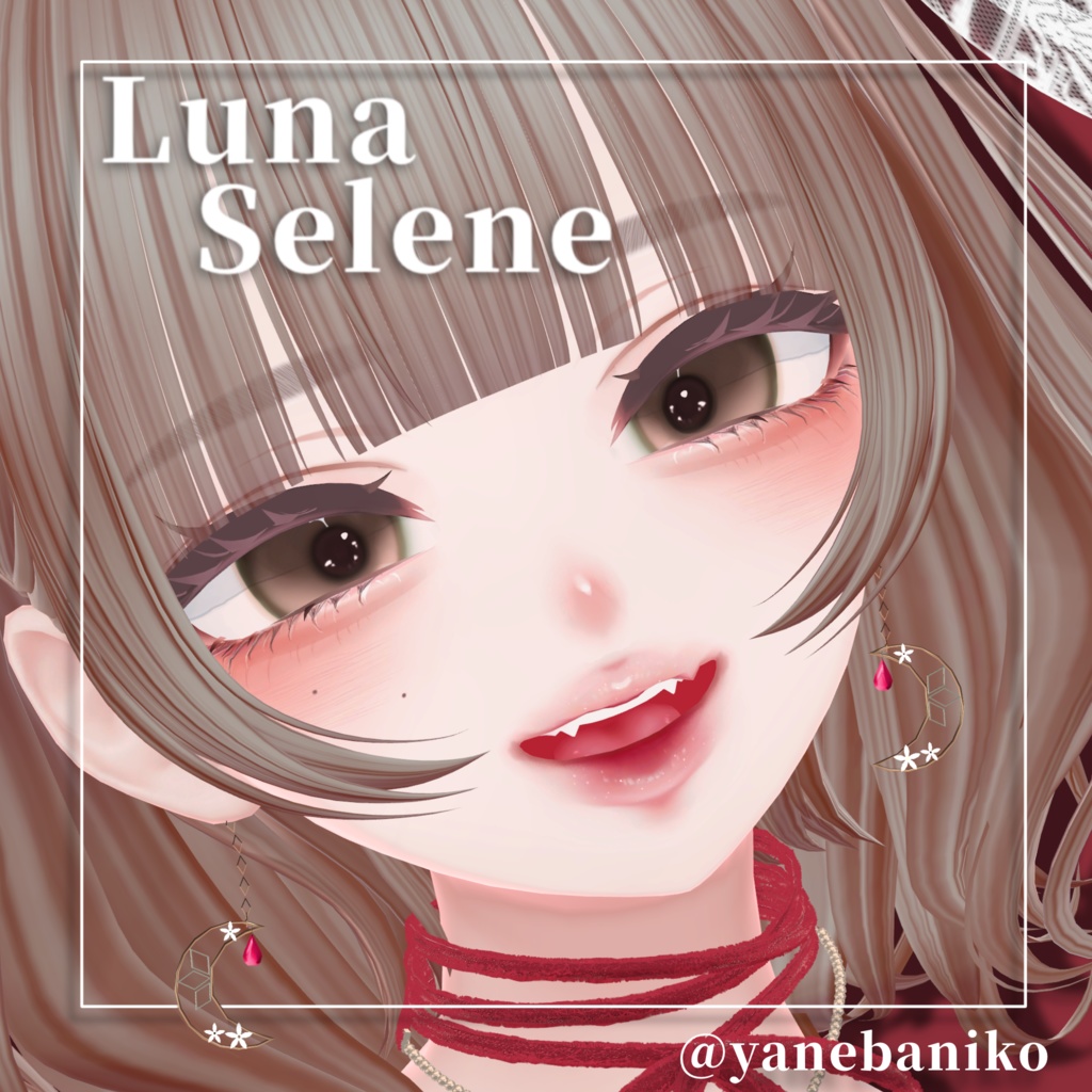 【LunaSelene】11colors VRC想定 アクセサリー ピアス