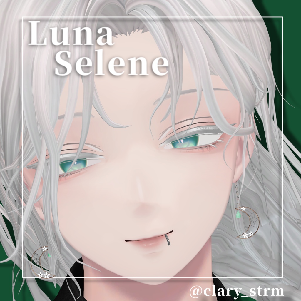【LunaSelene】11colors VRC想定 アクセサリー ピアス