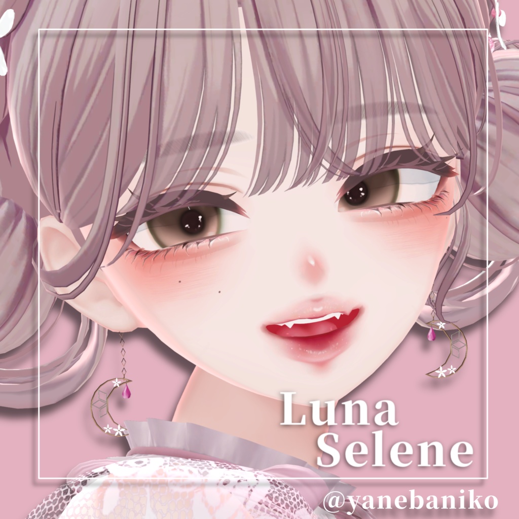 【LunaSelene】11colors VRC想定 アクセサリー ピアス