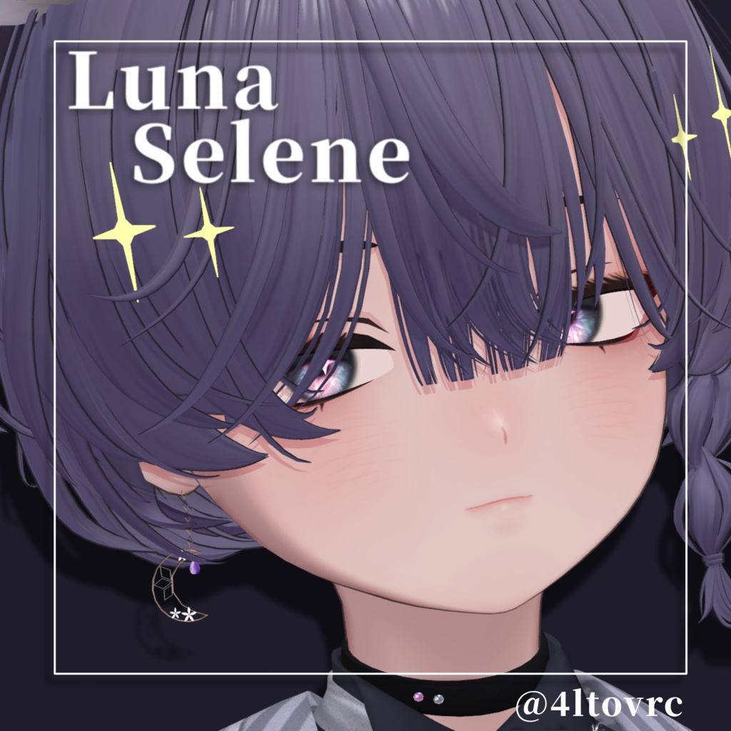 【LunaSelene】11colors VRC想定 アクセサリー ピアス