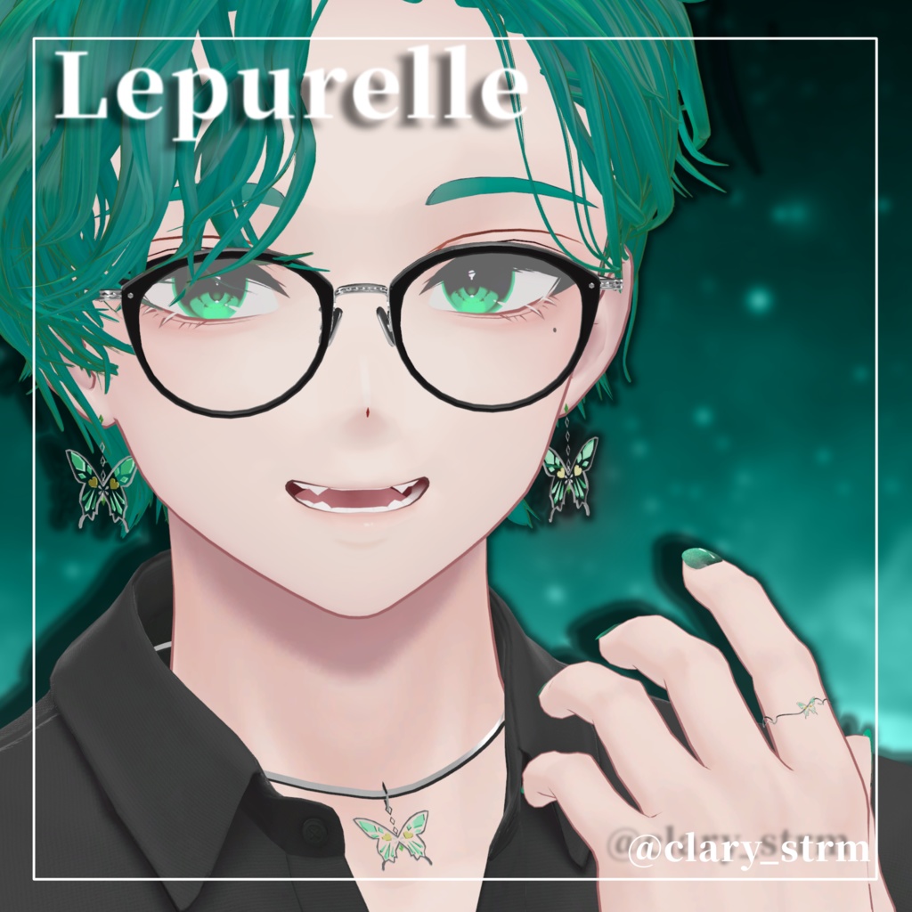【Lepurelle】VRC想定 アクセサリー ピアス ネックレス ブレスレット