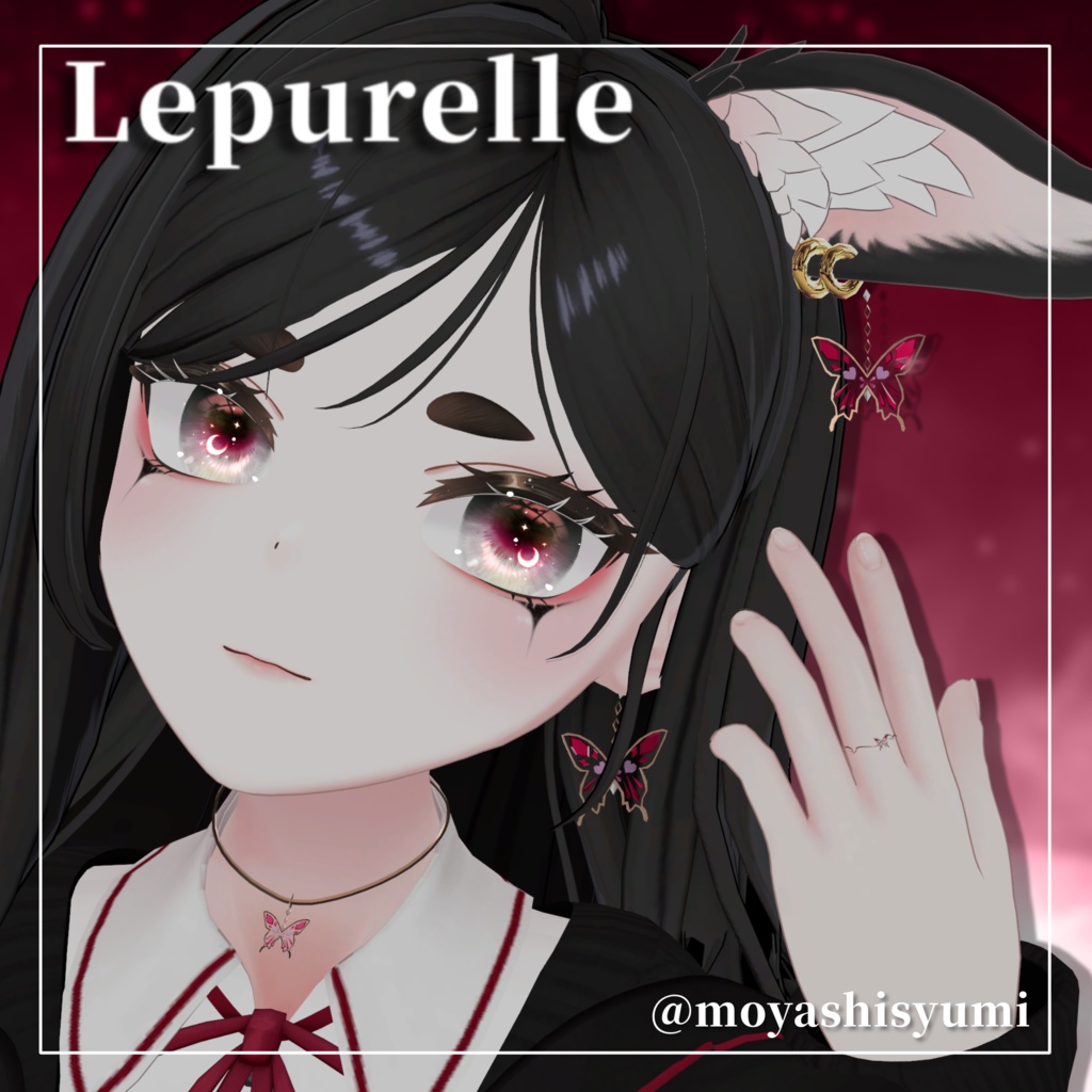 【Lepurelle】VRC想定 アクセサリー ピアス ネックレス ブレスレット