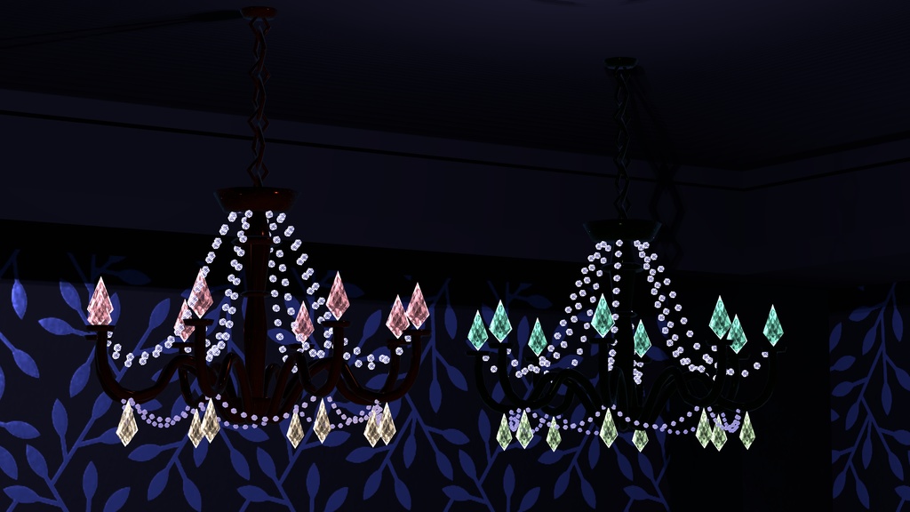 【StellarDrops】シャンデリア 8color VRC想定