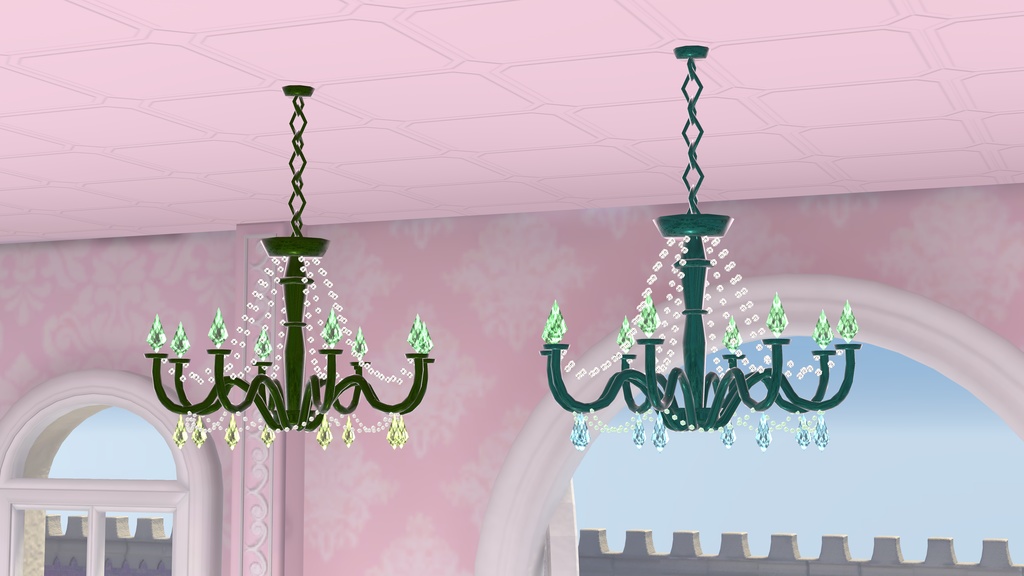 【StellarDrops】シャンデリア 8color VRC想定