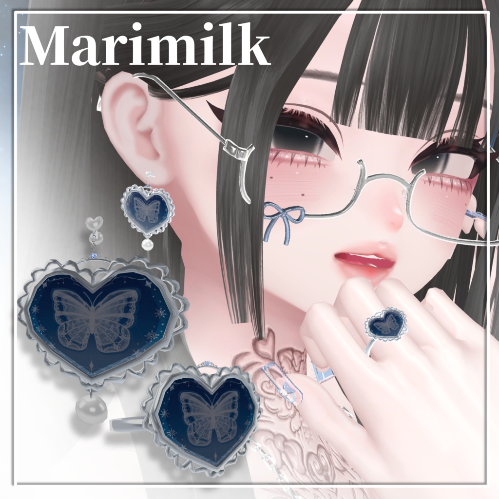 【Marimilk】指輪 ピアス セット