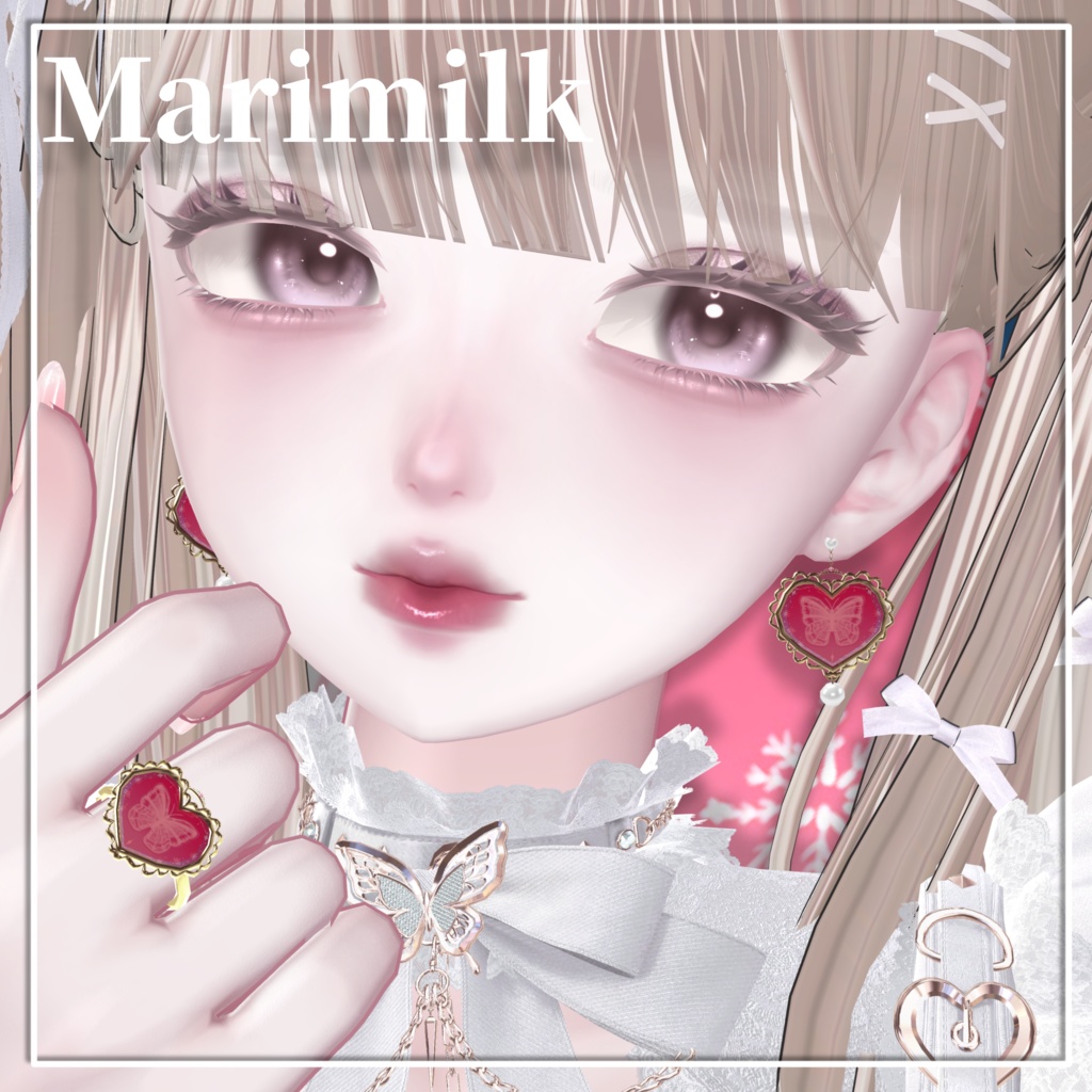 【Marimilk】指輪 ピアス セット
