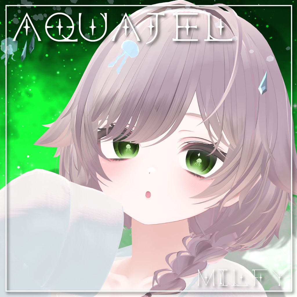 【5アバター対応】🪼Aquajel eye texture🫧10colors