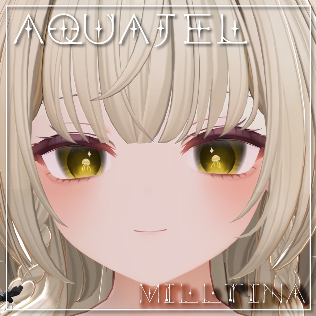 【5アバター対応】🪼Aquajel eye texture🫧10colors