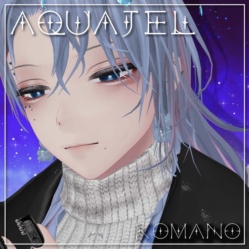 【5アバター対応】🪼Aquajel eye texture🫧10colors