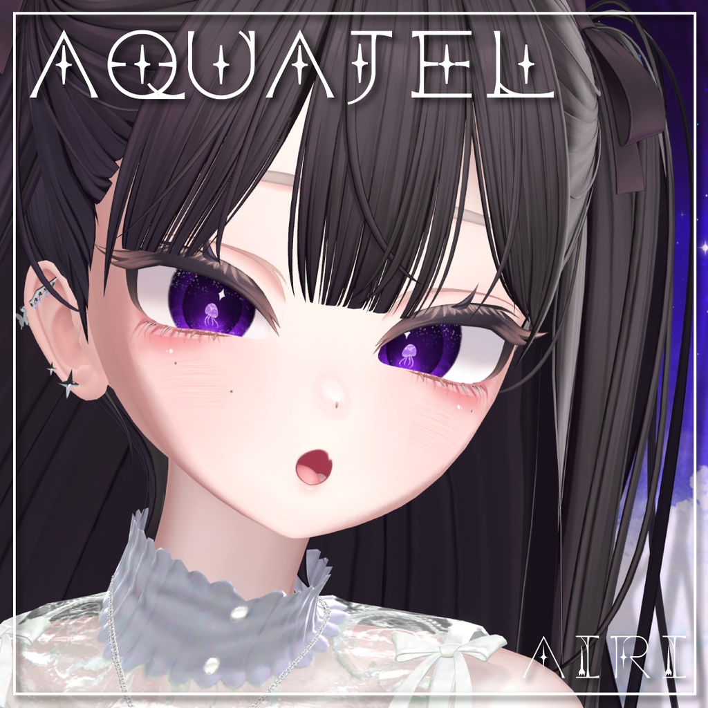 【5アバター対応】🪼Aquajel eye texture🫧10colors