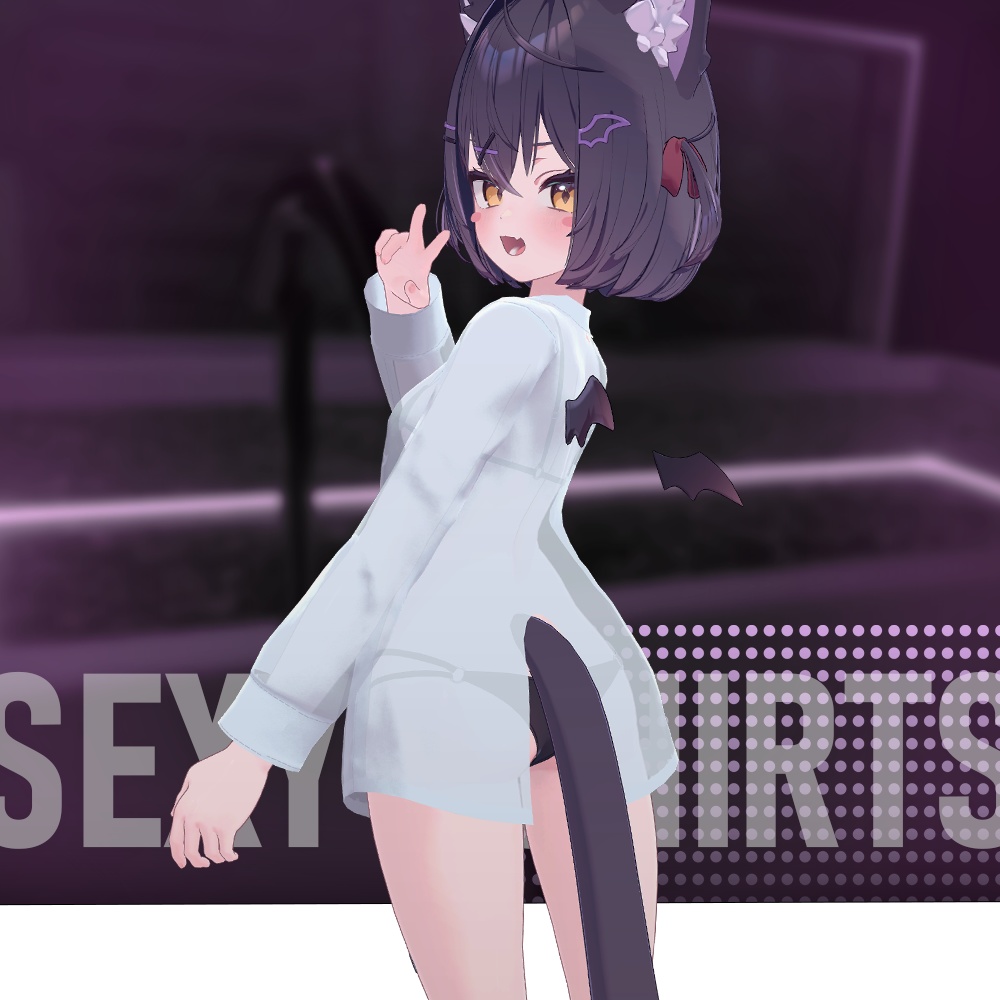 💕大人の時間に…セクシーワイシャツ for VRChat 💕