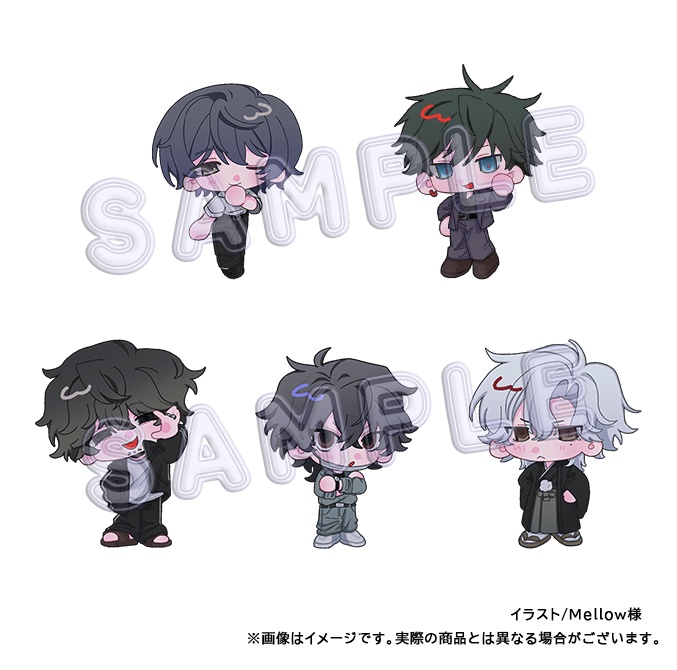 【4th Anniversary】デフォルメダイカットステッカー【5種セット】