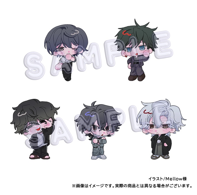 【4th Anniversary】デフォルメダイカットステッカー【5種セット】【予備分販売】