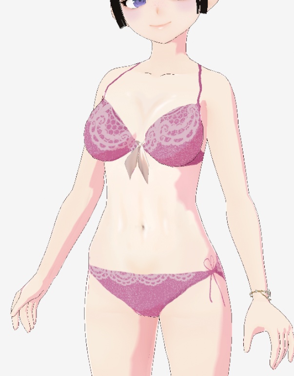 【VRoid】肌+顔6カラーセット水着付き