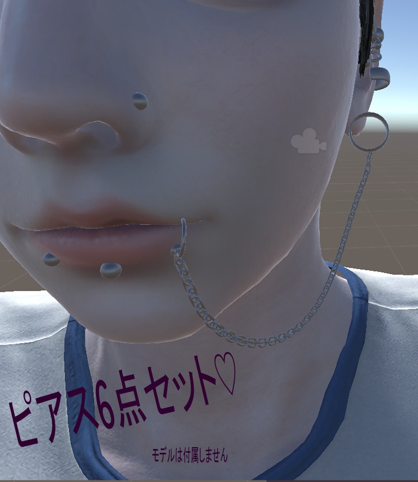 Earing ３D ボディーピアス - sayami144 - BOOTH