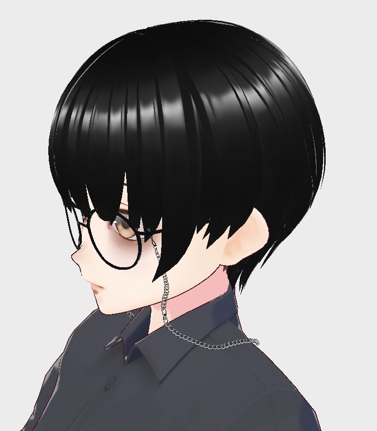 【VRoid】眼鏡チェーン テクスチャー 7種類