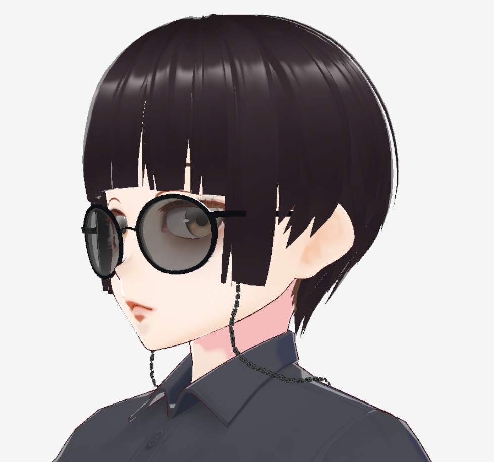 【VRoid】眼鏡チェーン テクスチャー 7種類