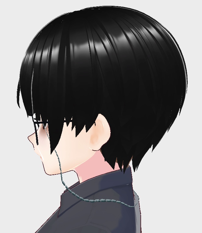 【VRoid】眼鏡チェーン テクスチャー 7種類