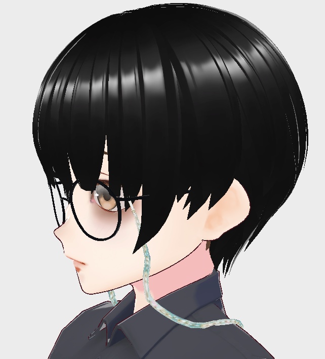 【VRoid】眼鏡チェーン テクスチャー 7種類