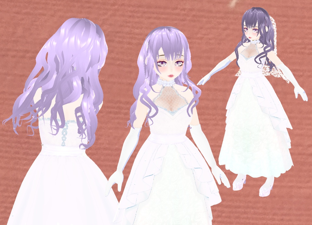 【VRoid】 衣装 Wedding Dress