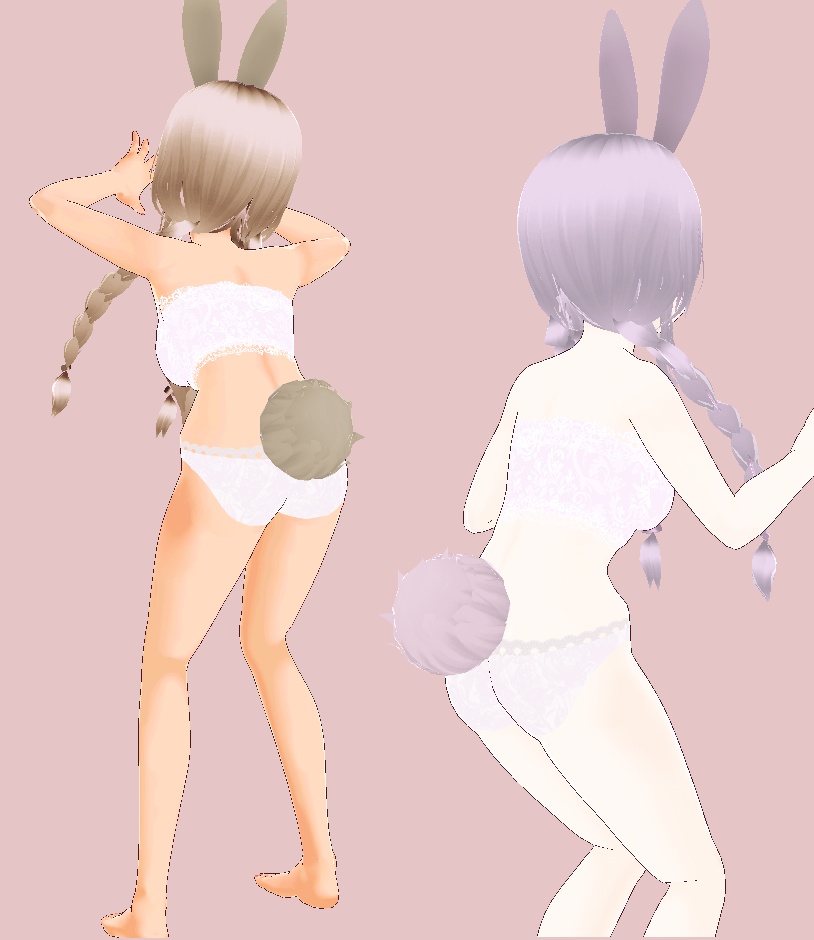 【VRoid】うさぎSET Texture CustomItem