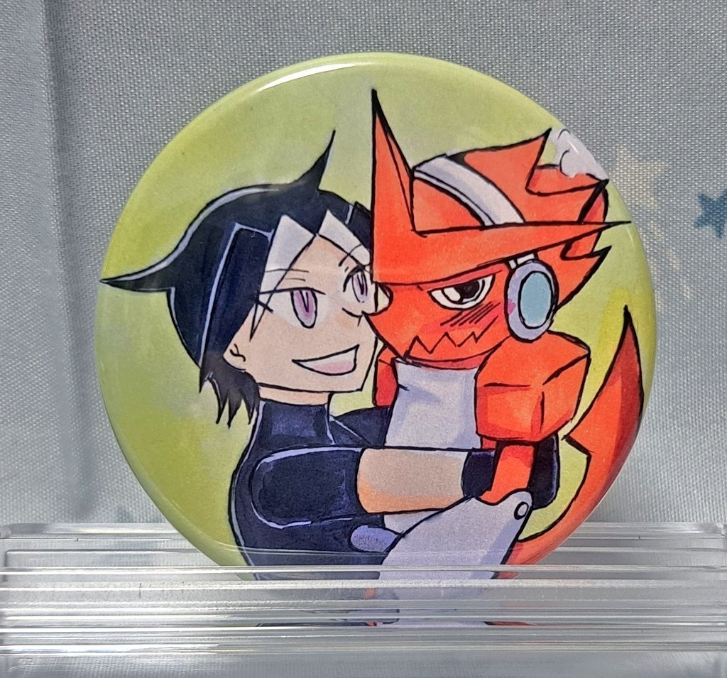 ガゼット&シャウトモン　缶バッジ