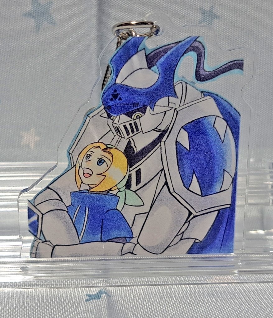 ゼロ&カオスデュークモン　アクリルキーホルダー